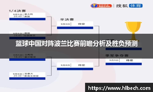 篮球中国对阵波兰比赛前瞻分析及胜负预测