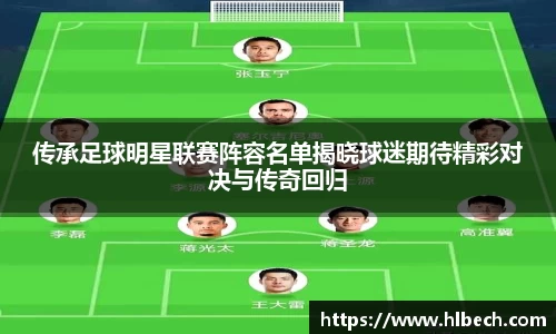 传承足球明星联赛阵容名单揭晓球迷期待精彩对决与传奇回归